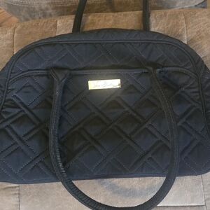 Vera Bradley Quilted Black Shoulder Bag